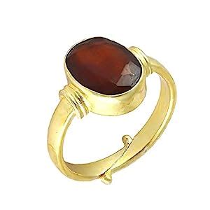 Hessonite Ring 9.25 Ratti NATURAL & GGTL CERTIFIED Hessonite Garnet ...