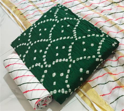 Mf Bandhani Vol 4 Satin Bandhani Print Fabric Unstitch Suits Wholesaler ...