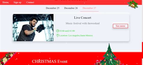 Image result for Chirstmas Project in HTML and CSS Code