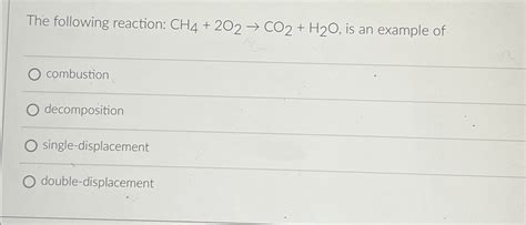 Image result for CH4 O2 Co H2O