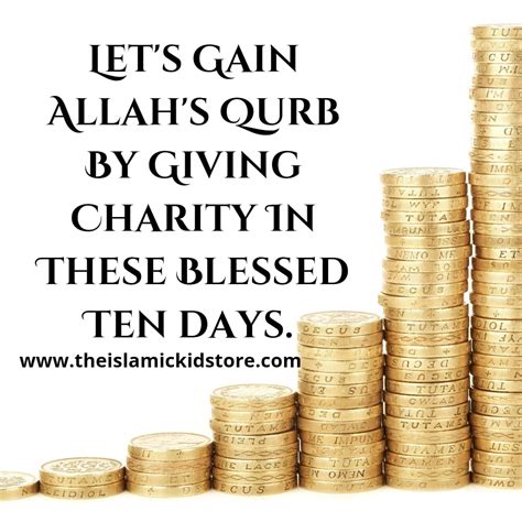 Giving Charity In Dhul Hijjah – The Islamic Kid Store