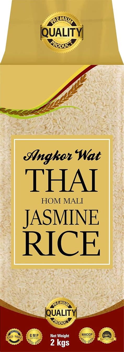 Angkor Wat ( Now "ThaiJi Gold" )Thai HOM Mali Jasmine Rice : Amazon.in ...