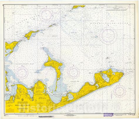 Historic Nautical Map - Block Island Sound And Gardiners Bay, 1969 NOA ...