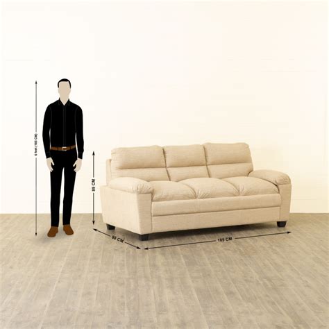 Buy Helios Scott 3+2+1 Sofa Set - Beige from Helios by Home Centre at ...