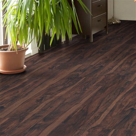 Brown Vinyl Tile Flooring