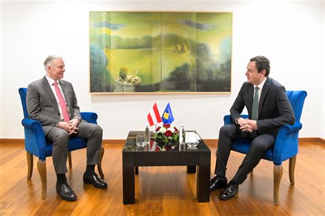 Prime Minister Kurti welcomed the Director General of the Austrian ...
