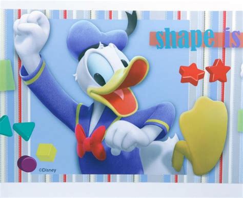 Mikke Mus og Donald Duck tapet kantlinje 1 - Disney tapet 682136 Shop