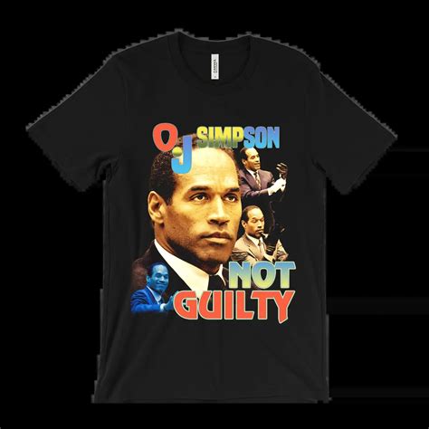Oj Simpson T-shirt - Not Guilty Vntg Vintage Rap Tee The Juice Is Loose ...