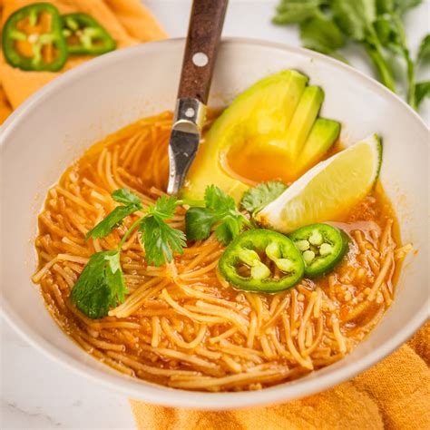 Sopa de Fideo "Mexican Noodle Soup" - Comfortable Food
