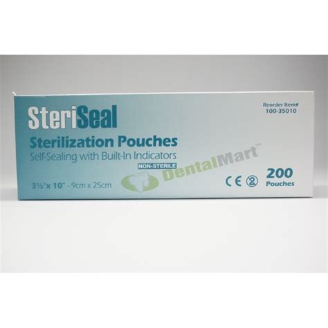 SteriSeal Sterlization Pouches - Dentalmart
