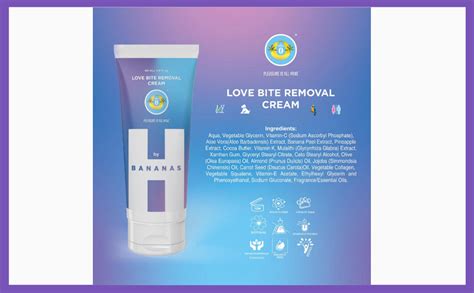 THE WHITE BANANAS Love Bite Removal Cream With Skin Regenerative ...
