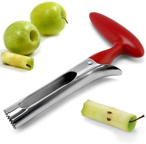 AKIRO apple Corer, Stainless Steel Kitchen Gadget Tool Fruit Seeder ...