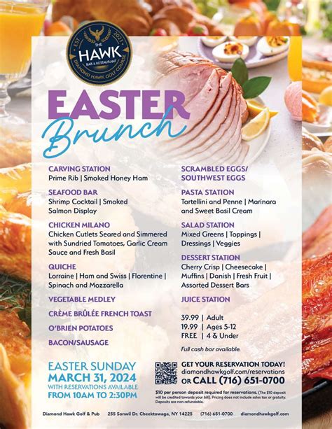 Easter Brunch | Diamond Hawk Golf