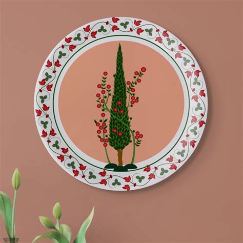 Mughal Garden-Inspired Tropical Elegance plate – Nestroots