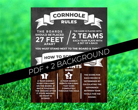 Professional Cornhole Rules at Susan Cochrane blog