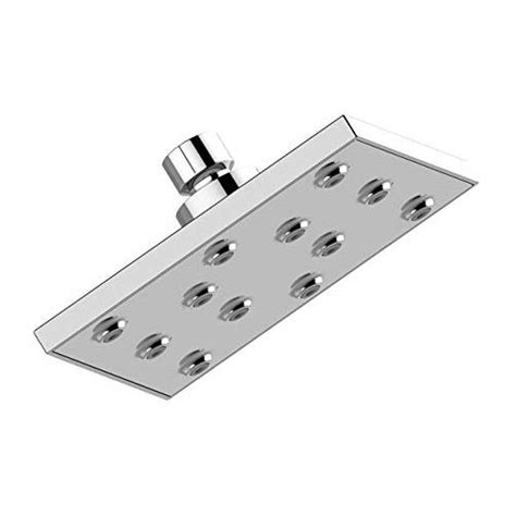 5-Inch Square Overhead Shower with Mist Flow - ABS Body, Chrome Finish ...