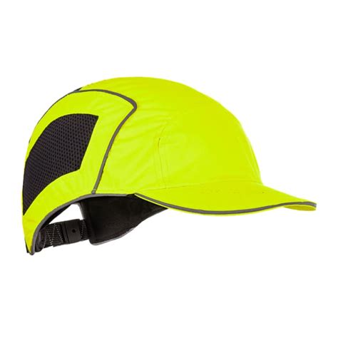 ENB00011WZ Skytec | Skytec Hi-Viz Yellow Standard Peak Bump Cap, HDPE ...