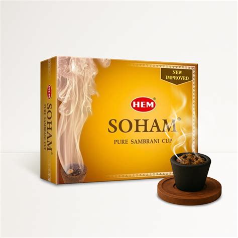 HEM Soham Pure Sambrani Dhoop Cup | HEM Fragrances