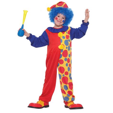 Colorful Clown Child Costume - PartyBell.com