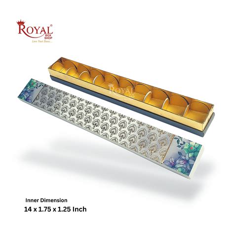 Long Sleek Sweets Rigid Box for Sweets, Chocolates & Baklawa & more ...
