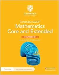 Buy Cambridge IGCSE™ Mathematics Core and Extended Coursebook with ...