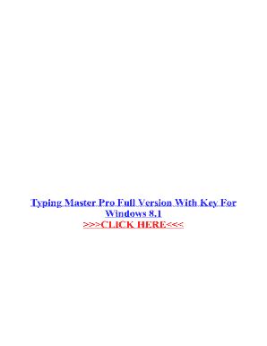 Fillable Online Typing Master Pro Full Version With Key Fax Email Print ...
