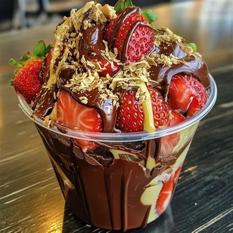 Dubai Chocolate Strawberry Cup - skilledcooks - Taste N. See Strawberries Queensland