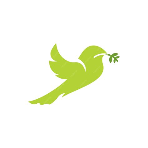 Premium Vector | A dove carrying olive branch as a peace symbol of international day of peace ...
