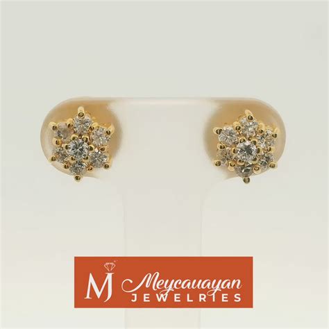 Rosita Gold Stud Earrings – Meycauayan Jewelries