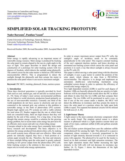 Image result for Solar Tracking System Project Prototype