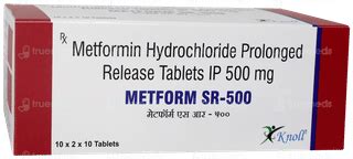 Metform Sr 500 Tablet 10: Uses, Side Effects, Price & Substitutes
