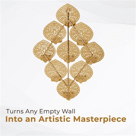 9 Leaf Tea Light Holder Wall Hanging – DecorTwist