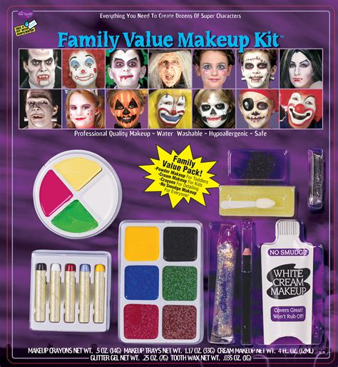 Deluxe Family Halloween Makeup Kit