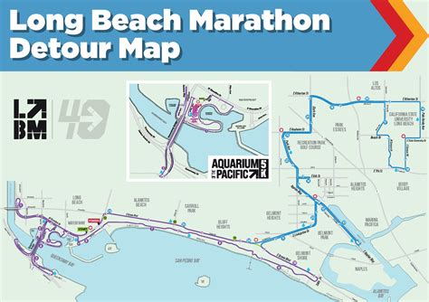 Detour Alert - Long Beach Marathon and 5K 10/6/24 - ridelbt.com Long ...
