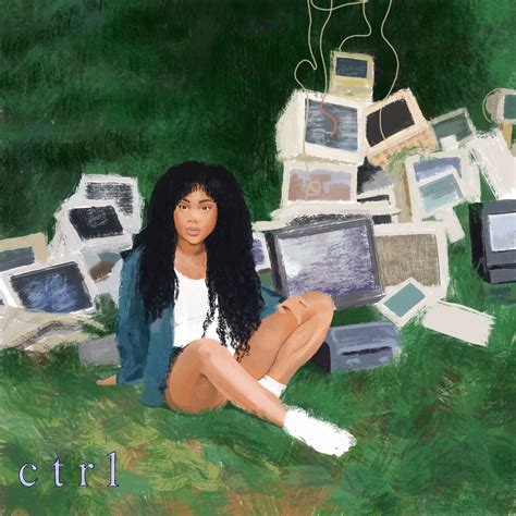 SZA CTRL original art print, Gifts for SZA fans, Boston Artist, SOS ...