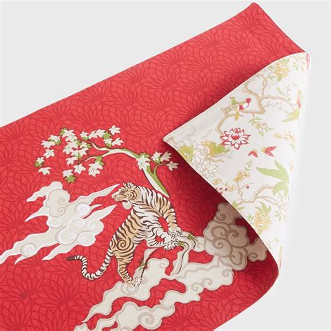 Buy Art Of Asia Red Printed Cotton Placemat - 33x48cm from Home Centre ...