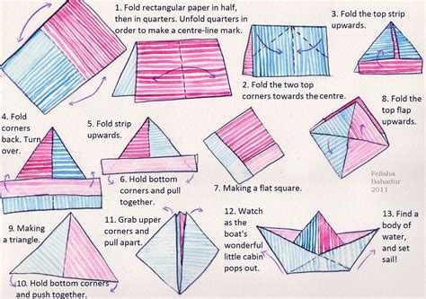 Image result for Paper Boat Tutorial
