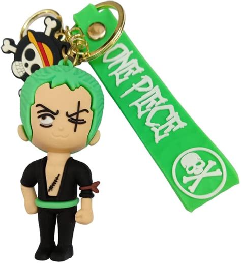 One piece Zoro B | 3D Lanyard Keychain | Silicone