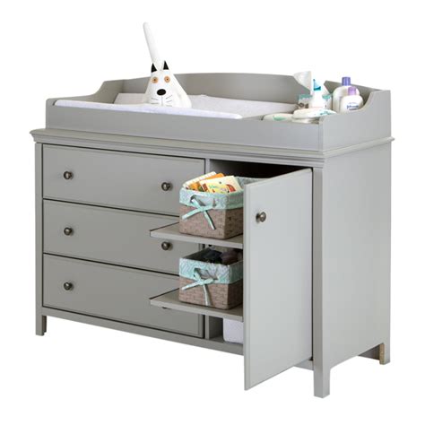 Cotton Candy Changing Table Dresser | Baby changing tables, Grey ...