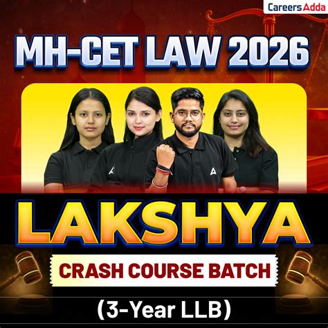 Mh-cet law 2026 (3 year llb) lakshya crash course batch | online live ...