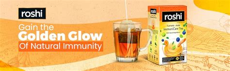 Roshi ImmuniCare Tea | 25 Teabags| Immunity Boosting Green Tea enriched ...