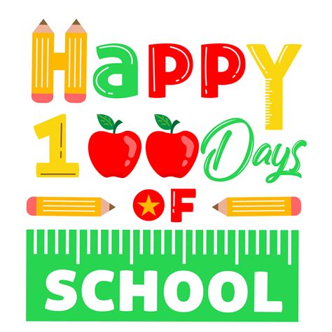 happy 100 Days of School 16779090 PNG