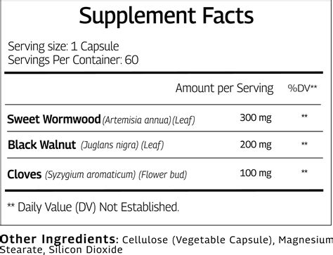 Wormwood Black Walnut Cloves Parasite Cleanse – Vinatura Supplements