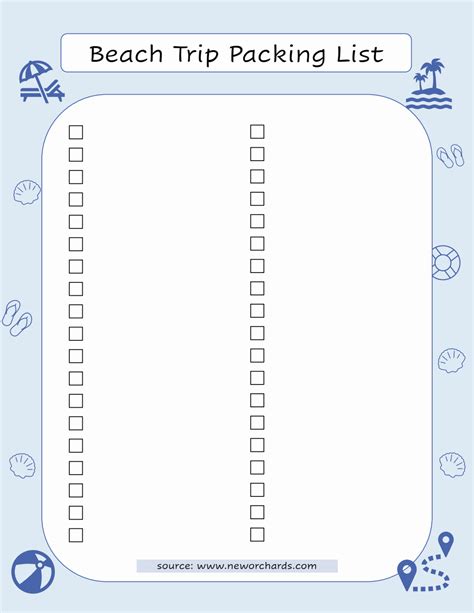 Image result for Packing Checklist