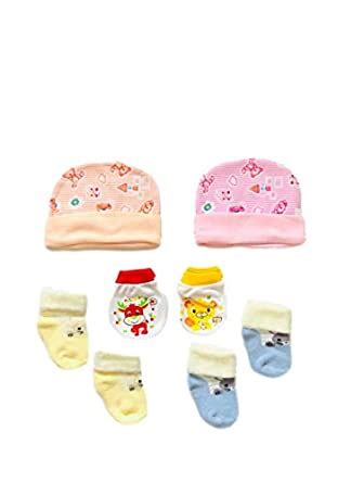 Freshfoot Cute and Colourful New Born Baby socks Set 0 to 12 months ...