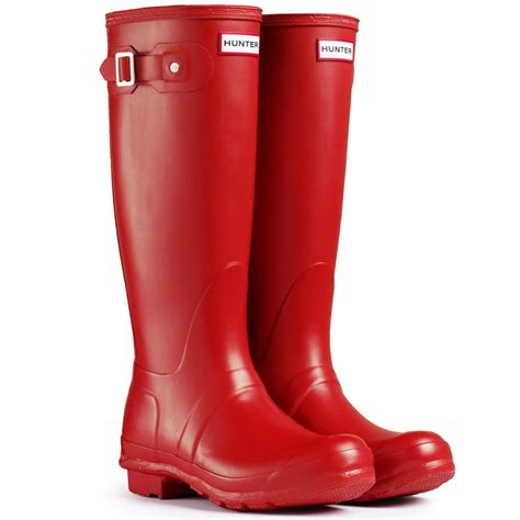 Mens Hunter Wellington Boots Original Tall Rainboots Snow Wellies New ...