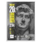 Anupam Cartridge Drawing Paper Natural Shade 140 GSM Optimal Coarse ...