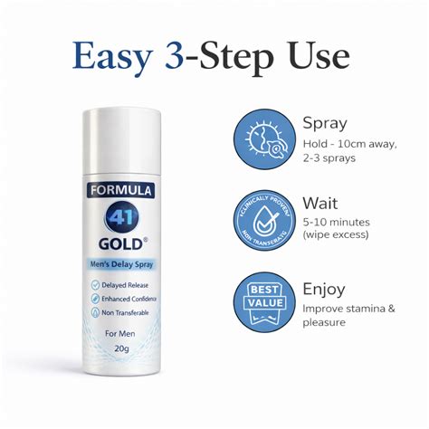 Formula 41 Men's delay spray