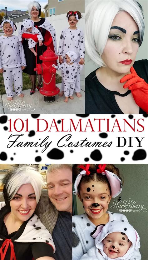 These DIY 101 Dalmatians costumes were so fun to put together. We got ...