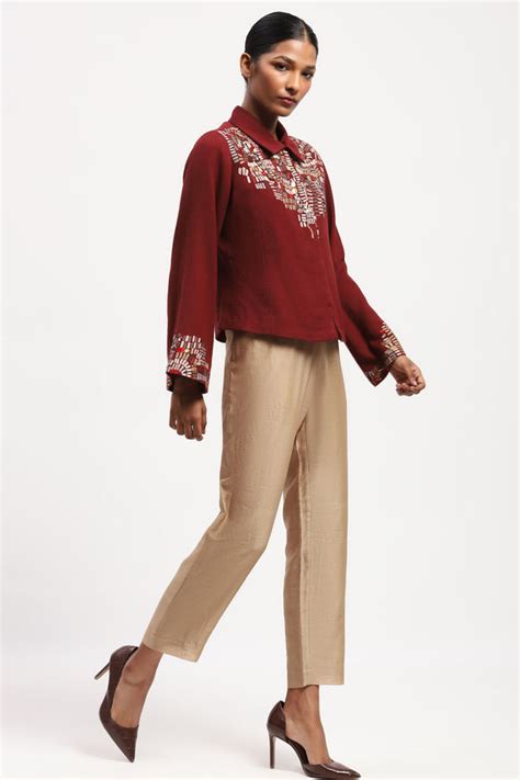 Abraham & Thakore - Kente Embroidery Jacket - Elahe
